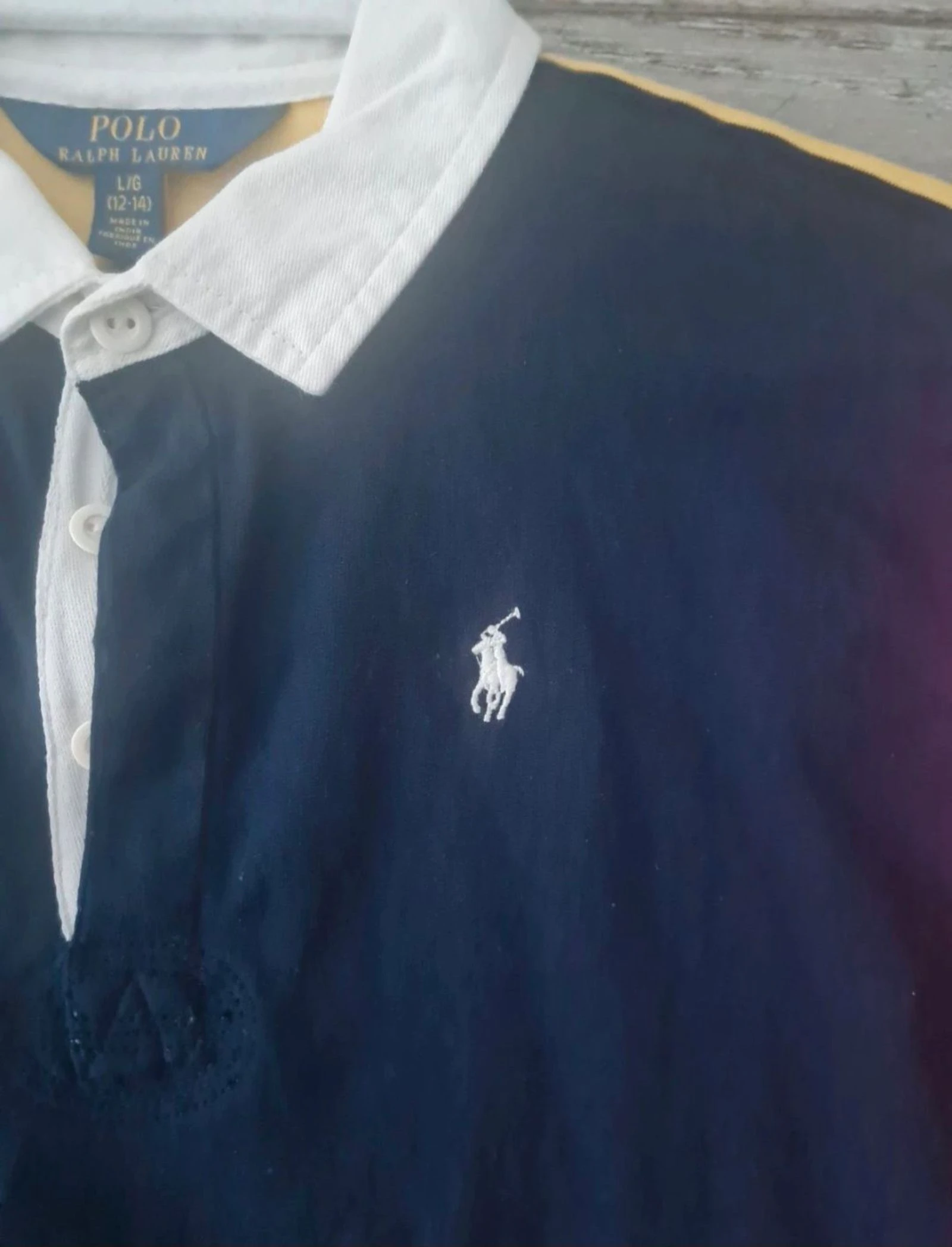 Polo manga larga Polo Ralph Lauren. Tamanho 12/14 anos. – photo 2